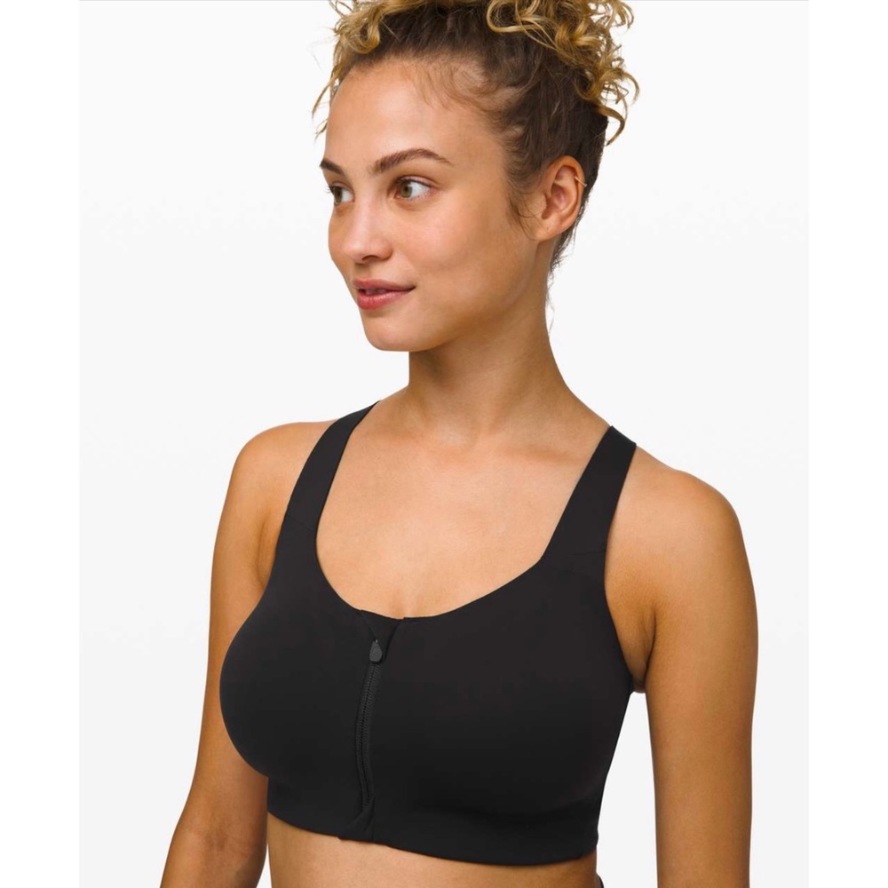 New Lululemon Take Power Bra Black Sz 34 DD